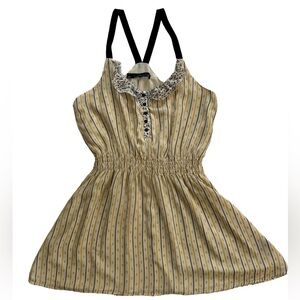 Patterson J. Kincaid | Floral Striped Mini Dress